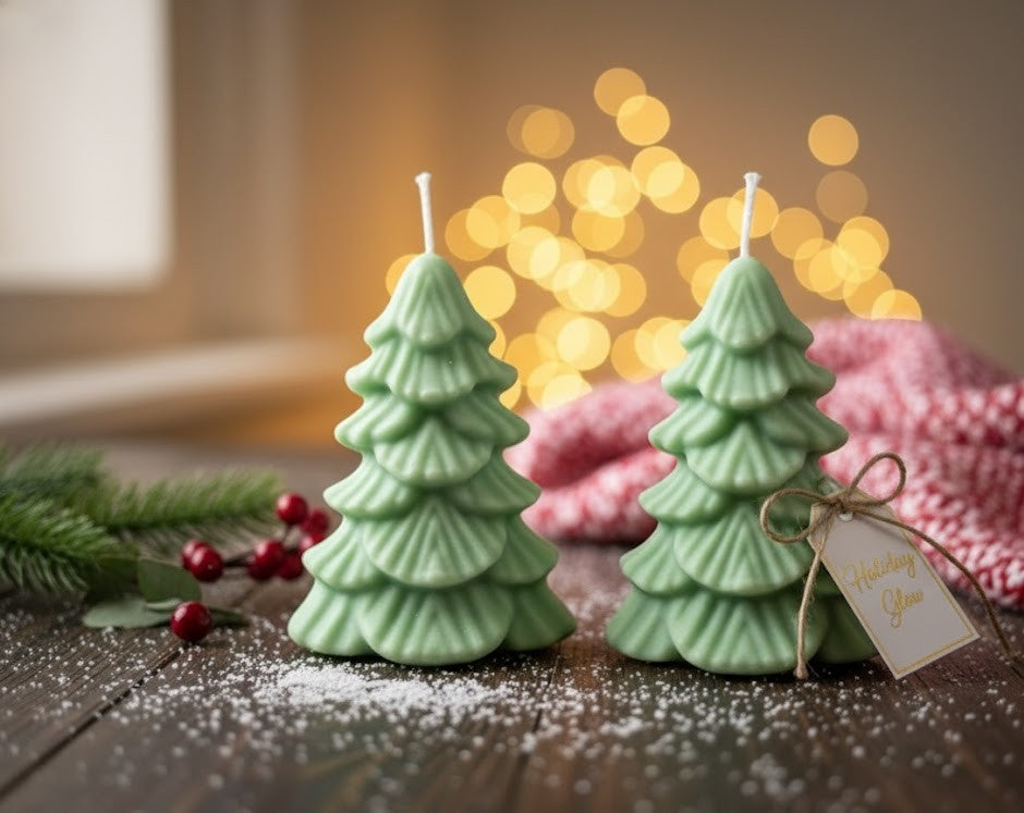 EARTHNEST CHRISTMAS TREE CANDLE (Pack of 2)