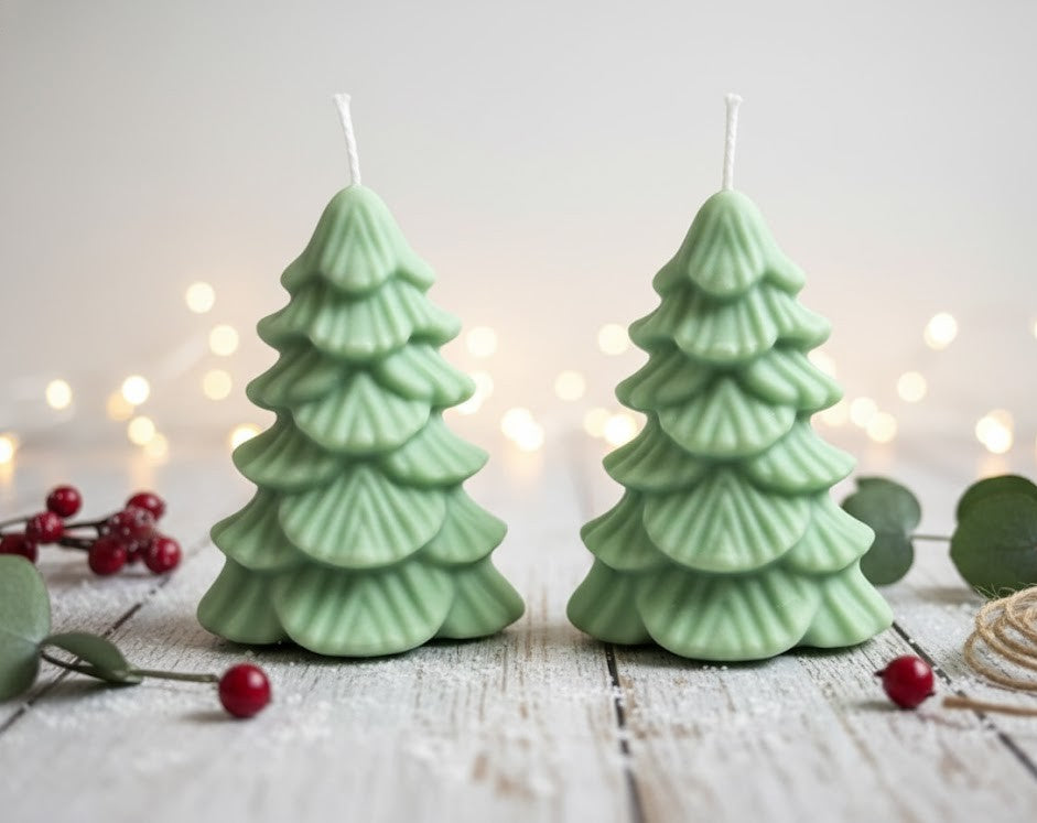 EARTHNEST CHRISTMAS TREE CANDLE (Pack of 2)