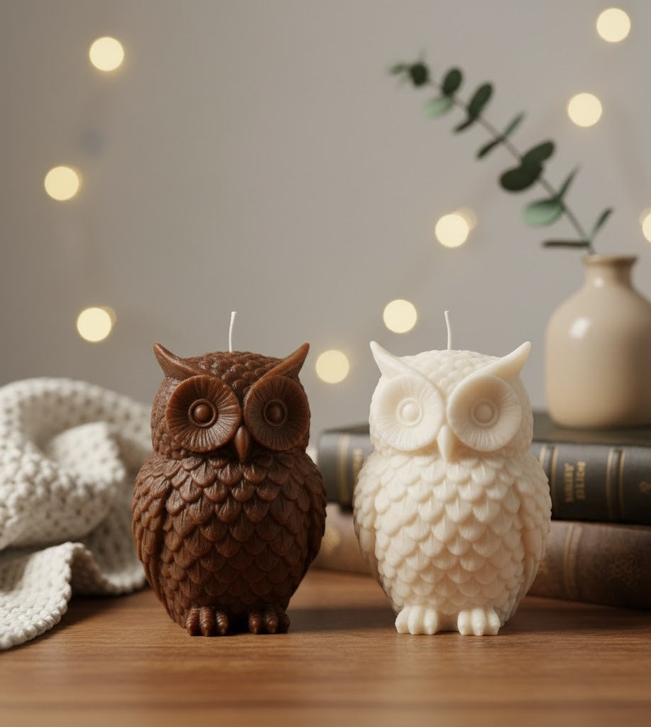 EARTHNEST OWL CANDLE (Pack of 2)